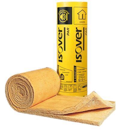 ROULEAU EN LAINE DE VERRE POUR ISOLATION ACOUSTIQUE DES CLOISONS PAR DUO 13000 X 600 X 45 MM