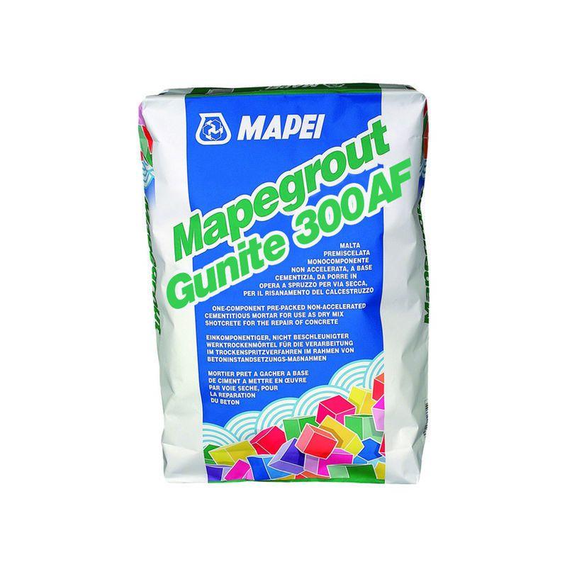 Mortier de réparation voie sèche MAPEGROUT GUNITE 300 AF 25 kg