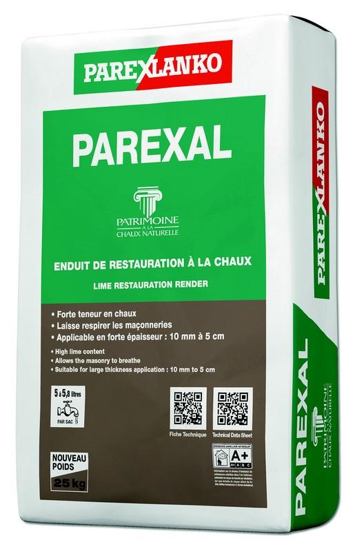 Enduit de restauration pour façade monocouche PAREXAL V10 30kg