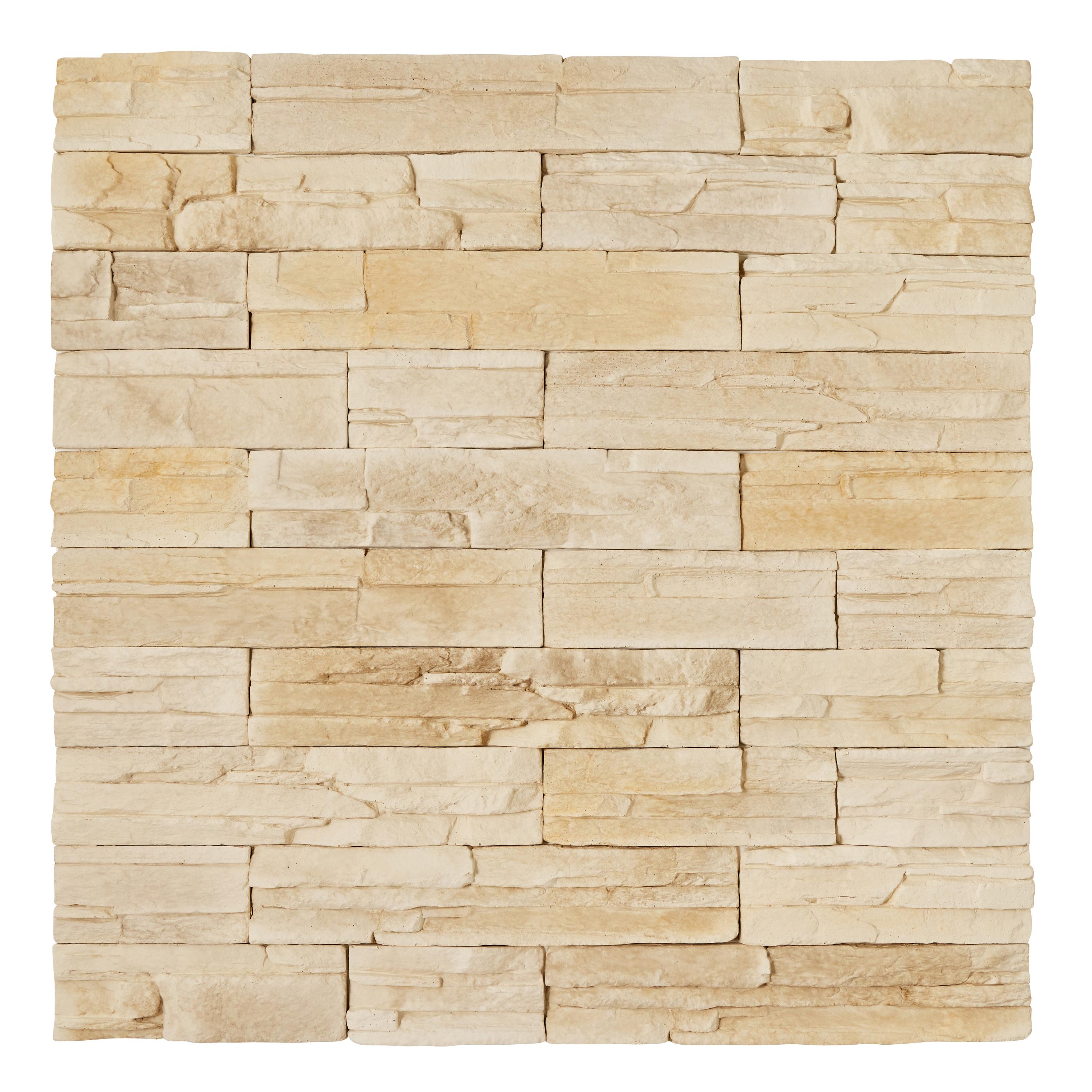 Parement PIERRE SECHE Multiformat Ton pierre épaisseur 2,5 cm Longueur 20-30-50 cm