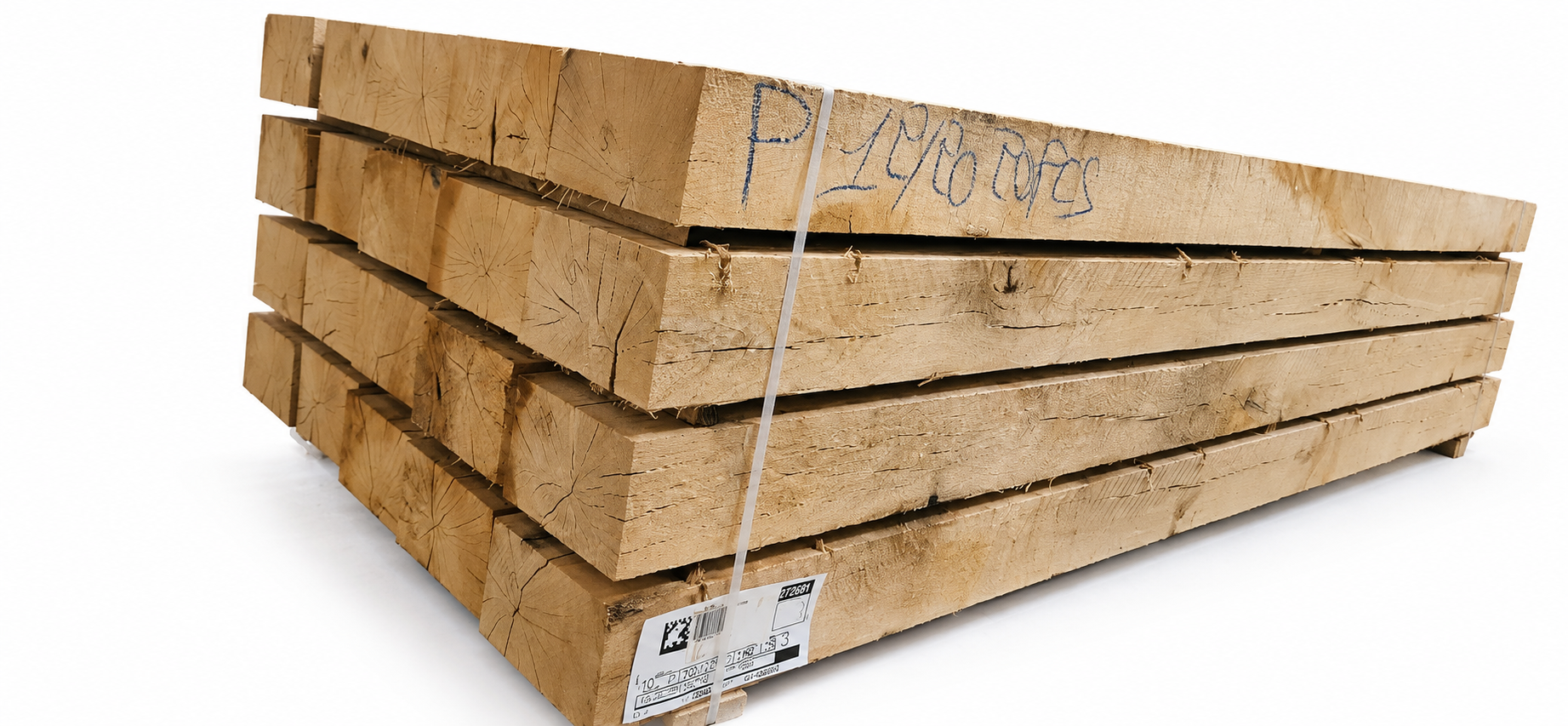 Traverse chene Premium 120x200mm 2m60