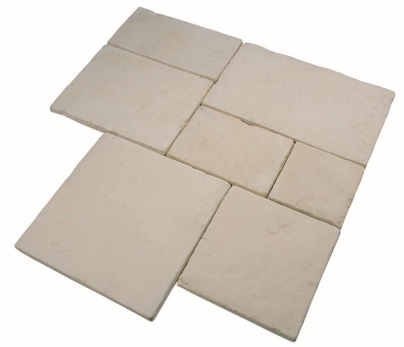 Dallage multiformats Ep 3.3cm - 7 formats PACK CASTELLANE LUBERON Pierre reconstituee