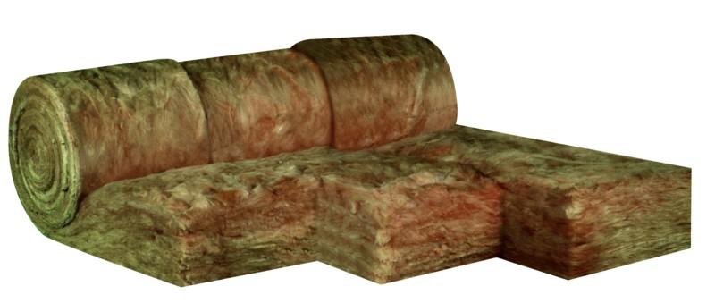 Rouleau de Laine de verre NATUROLL 035 Ep 120 L 365 L 5300mm R 3.4