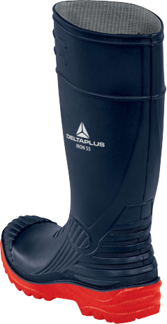 Botte Sécurité IRON2 S5 SRC - Bleu Marine/Rouge - T.46