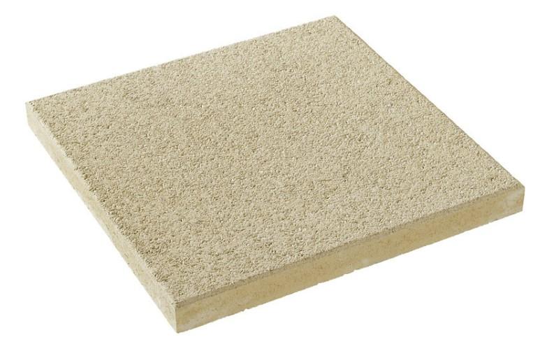 Dalle TERRA grenaillé brossé 50x50x4.5 cm Paille CE T7