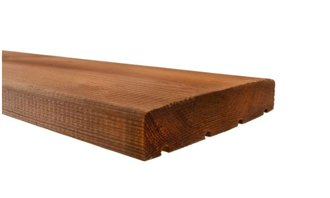 LAME TERRASSE 2 FACES LISSES PIN  22 x 95 x 4200 mm  - CLASSE 4 MARRON