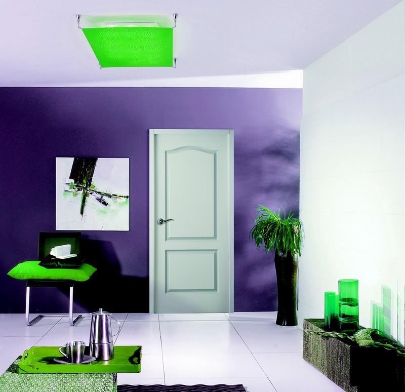 BLOC PORTE POSTFORMEE PREPEINTE PLAISANCE 2040 X 830 MM DROITE POUSSANT HUISSERIE 72 X 55 RECOUVREMENT