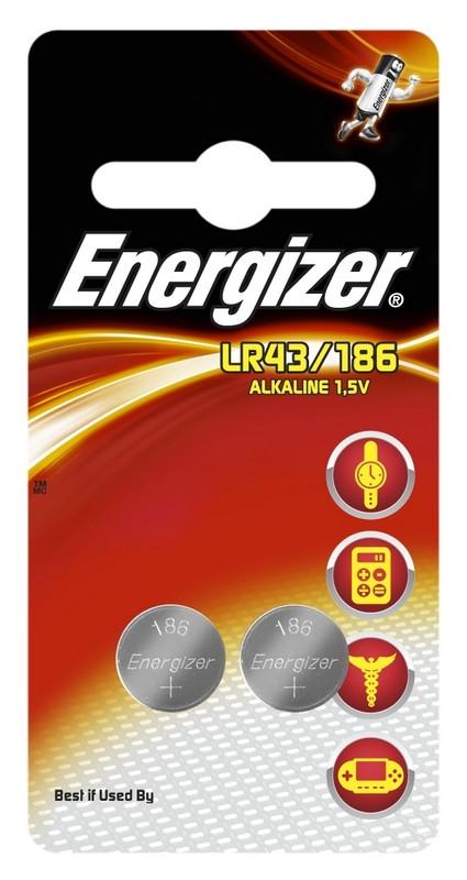 pile alcaline LR43 - 186 - V12GA - 1.5V Energizer - B2