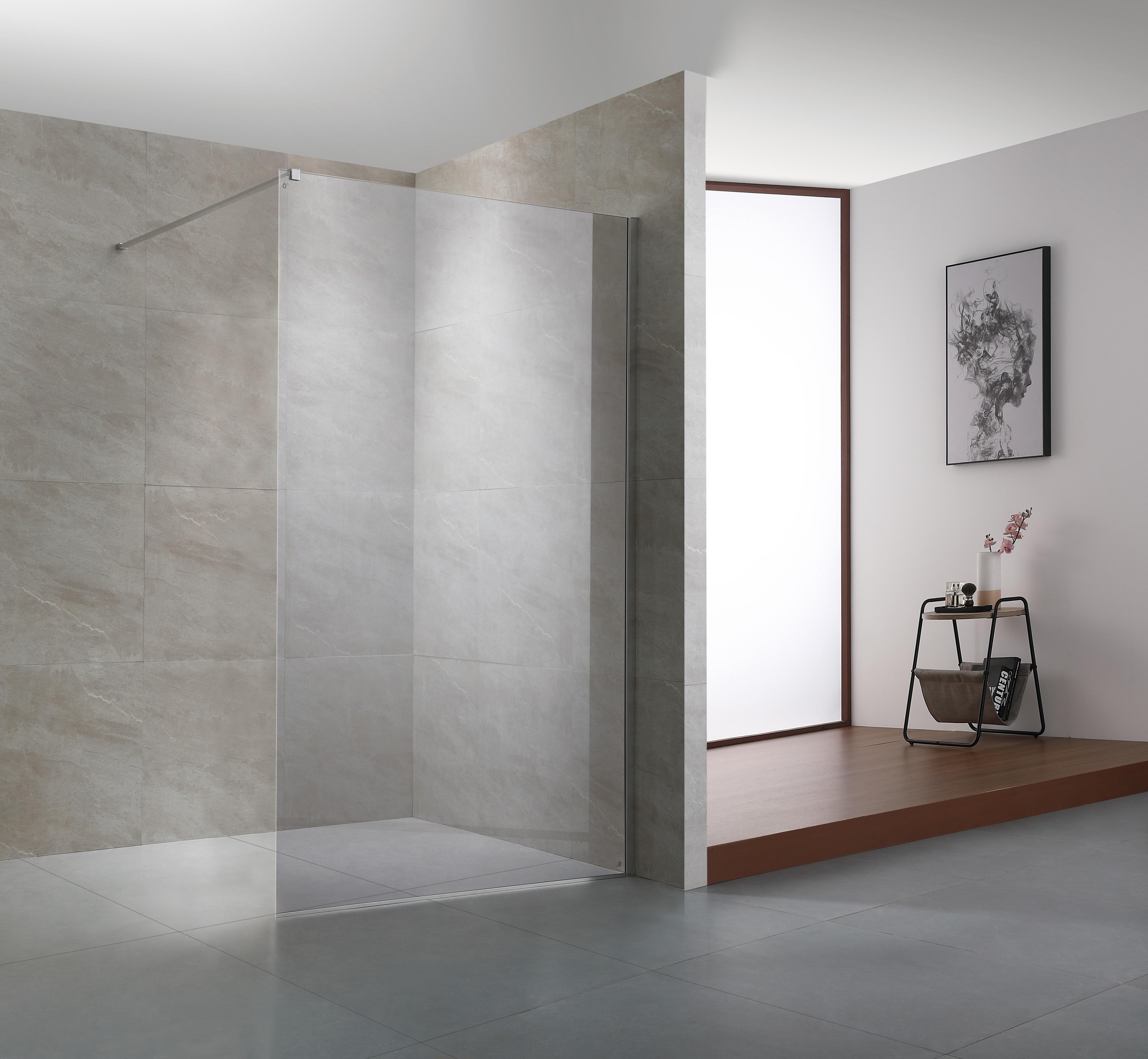 Paroi douche NEO installée en salle de bains