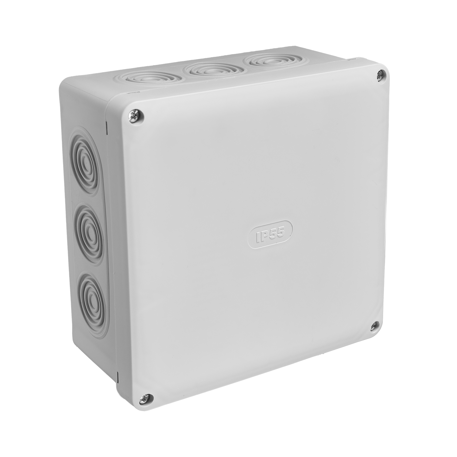 Boîte de dérivation étanche  IP55 170X170/P80 - Gris