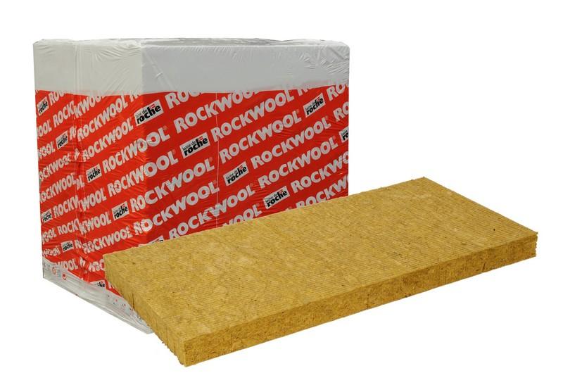 Panneau isolant en laine de roche ROCKFEU REI120 RsD L 1200 x l 600 x ep 80 mm R 2.35