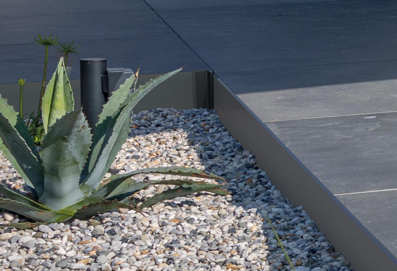 Jonction Angle rentrant Longueur 70MM - Laqué Ral 7016 Anthracite texturé