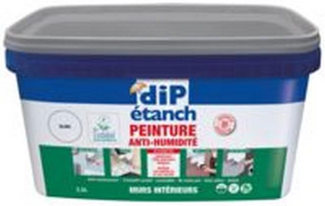 Peinture d'étanchéité Dip Etanch Anti-humidité Blanc 2.5L