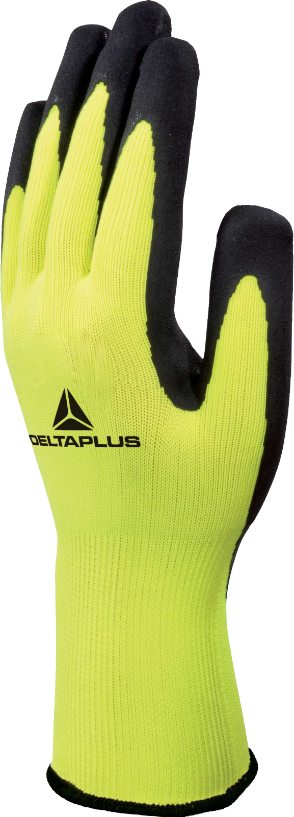 Gants APOLLON VV733 - En latex  - Jaune Fluo / Noir  - T.9