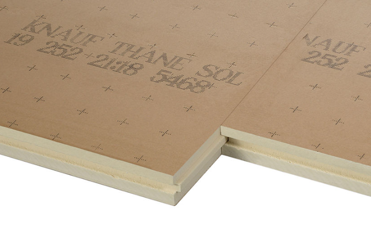 Panneau en mousse polyuréthane Knauf Thane Sol 1,20x1m EP. 56mm