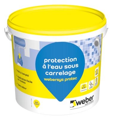 Système d'étanchéité sous carrelage (SPEC) WEBERSYS PROTECT 7kg