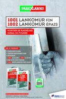 Ragréage en poudre 1002 LANKOMUR EPAIS 15KG