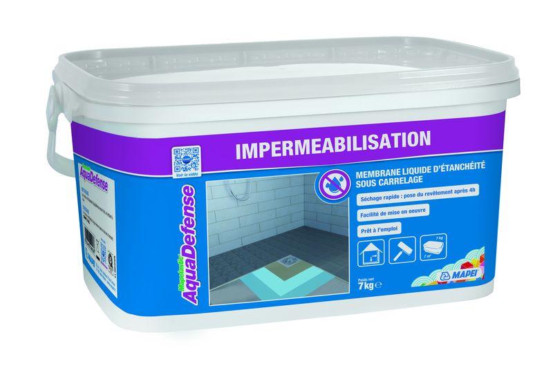 Enduit de protection Systèmes SEL et SPEC Mapelastic Aquadefense - seau 7 kg