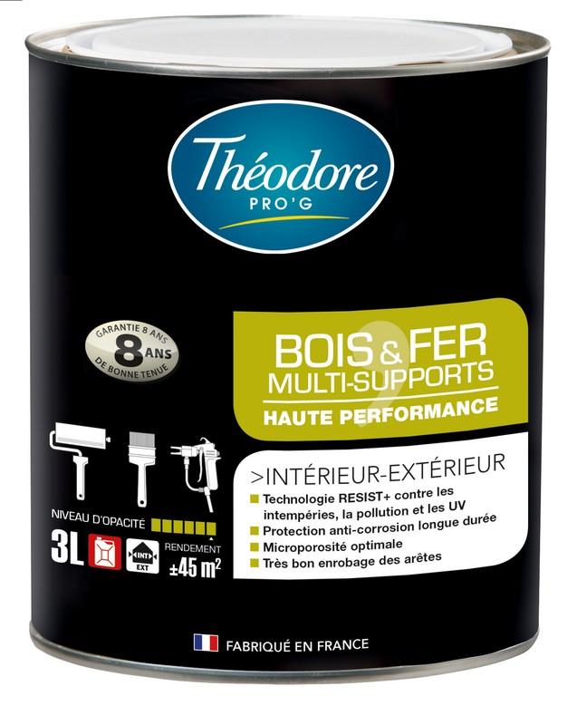 PEINTURE BOIS ET FER Gris anthracite RAL 7016 3 L