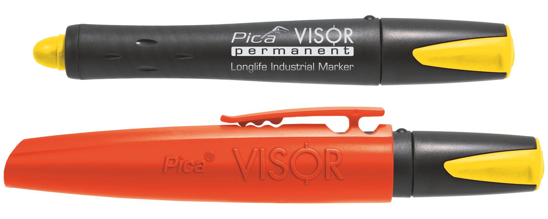 Marqueur permanent visor jaune - Pica