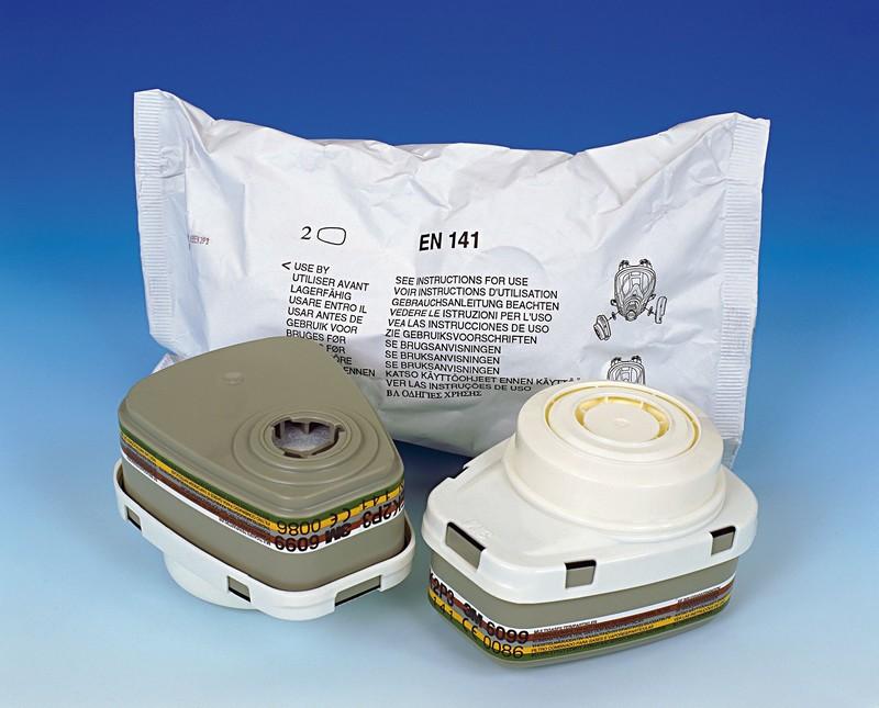 Filtres pour masques inorganiques. gaz acides. ammoniac. poussières toxiques - 6099