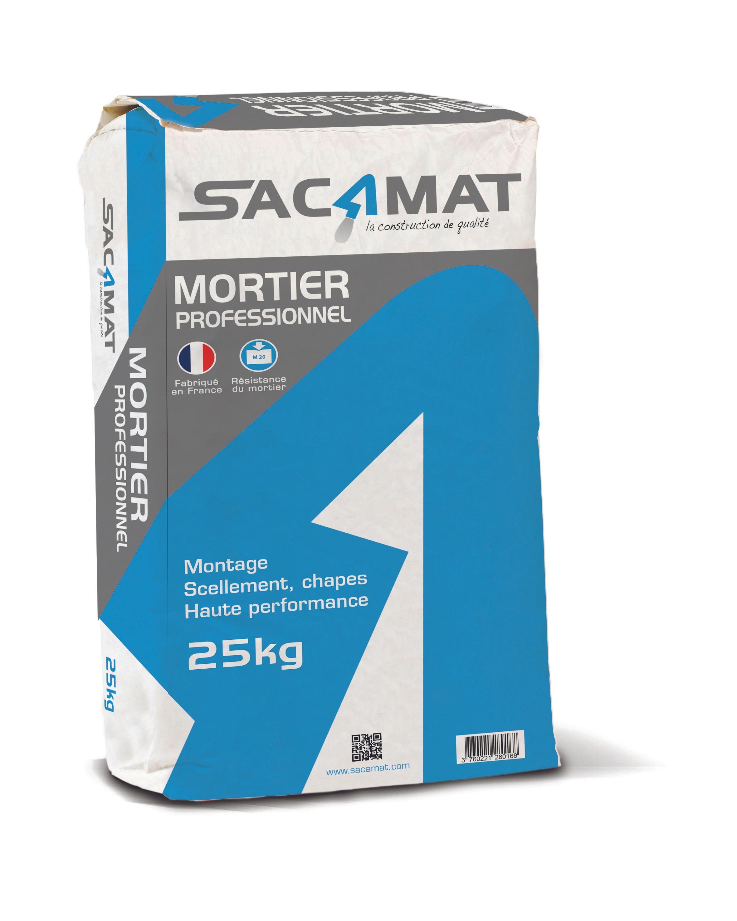 Mortier pro haute performance pret a l emploi sac de 25 kgs classe M20