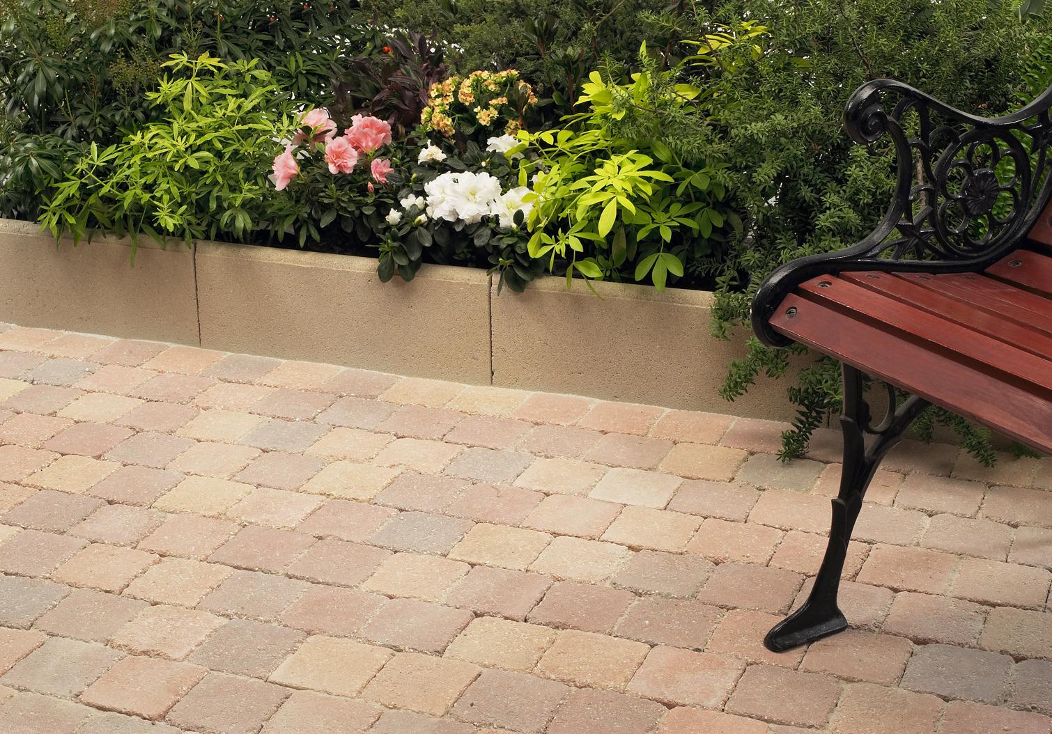 Bordure Béton 50 x 20 x 5 cm Ivoire