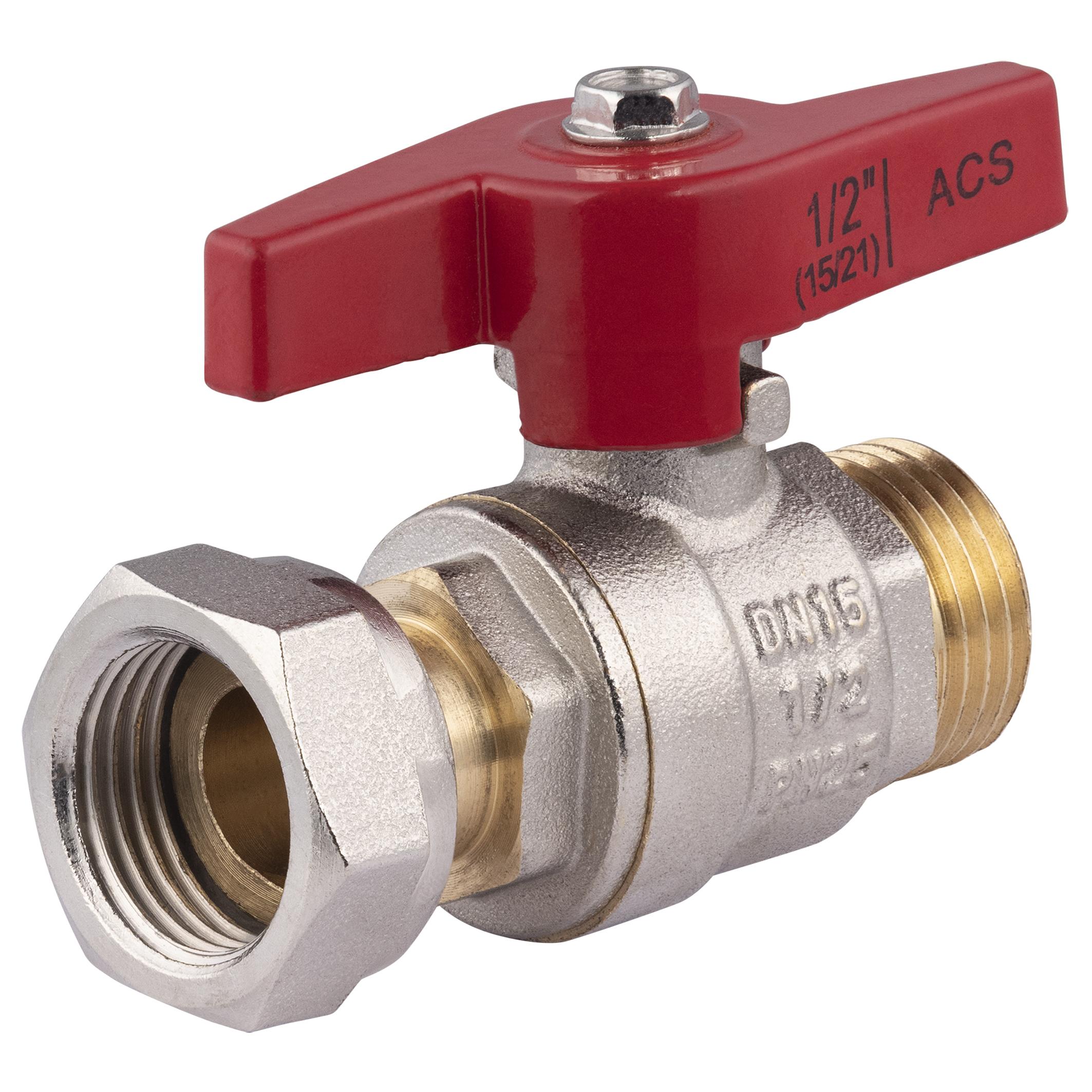 VANNE SPHERE PAPILLON M 1/2-ECR.L F 1/2 