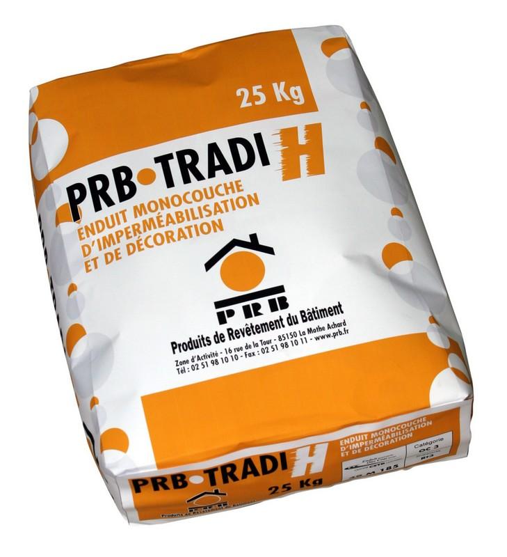 ENDUIT MONOCOUCHE TRADI H BLANC DE NOIRMOUTIER 013-25 KG