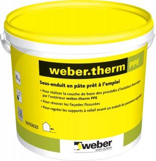 ENDUIT DE DRESSEMENT DES FAÇADES WEBER.THERM PPE 25KG