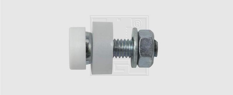 VIS PLAQUE IMMATR. BLANC  5.0 X 20 mm - P/4