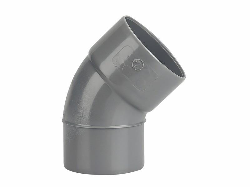 COUDE PVC MF 45 DEG 75 GN