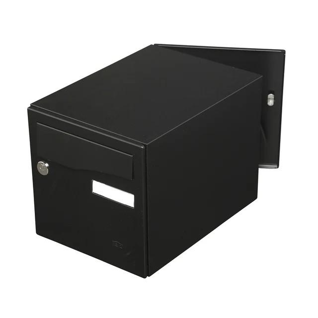 Boîte aux lettres Renz Préface 2 portes noir, 285x285x400 mm