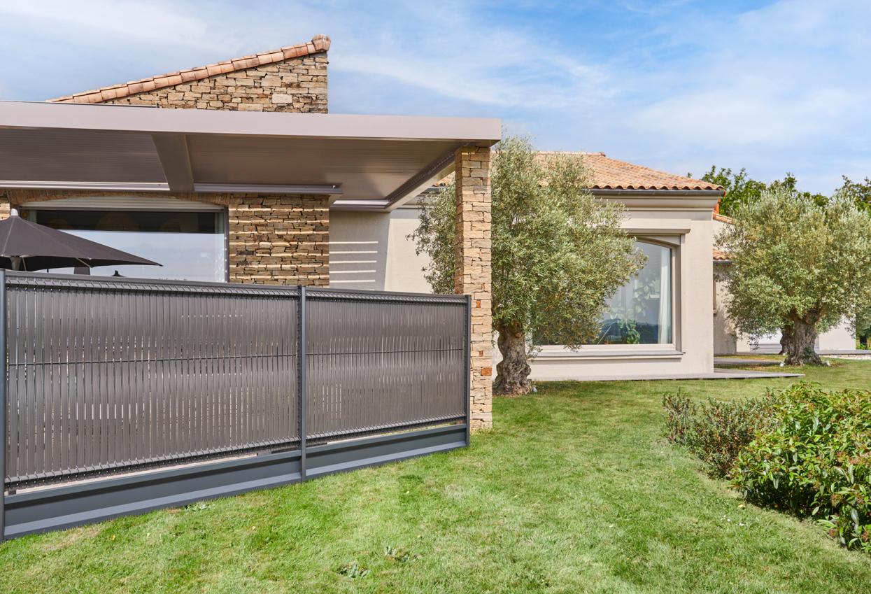 Lattes d'occultation 1M90 KIT LIXO TOP 7016 Gris anthracite