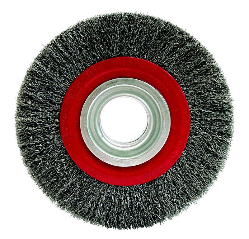 BROSSE CIRCULAIRE D.200 AL.16-20-25 FIL 0.30 ACIER ONDULE