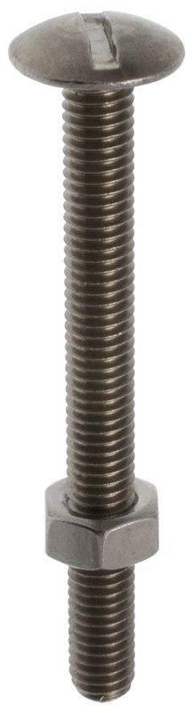 VIS POELIER TÊTE RONDE LARGE 8X80 INOX A2 BOITE X50