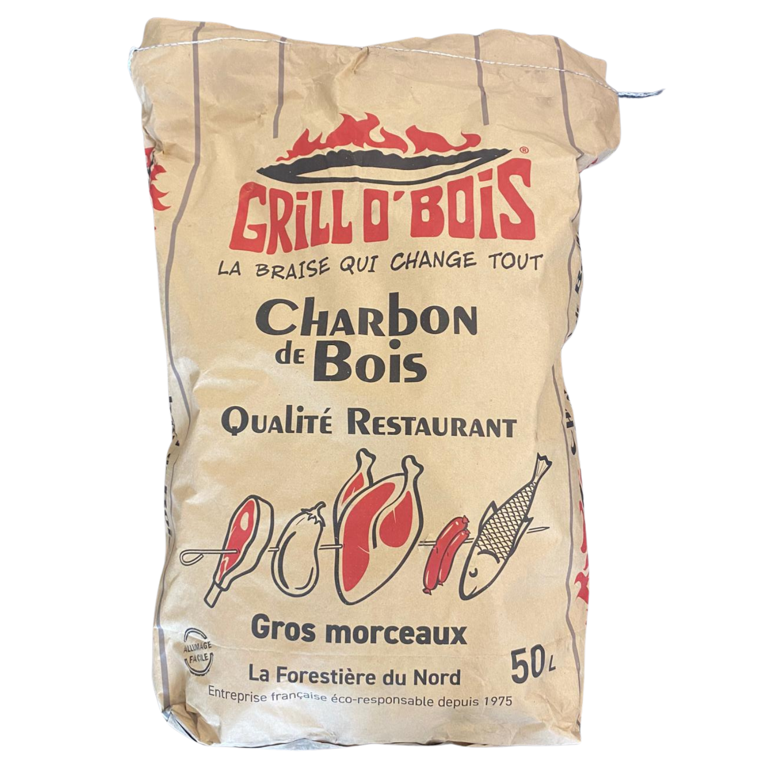 Charbon de bois Grill O'Bois 50L