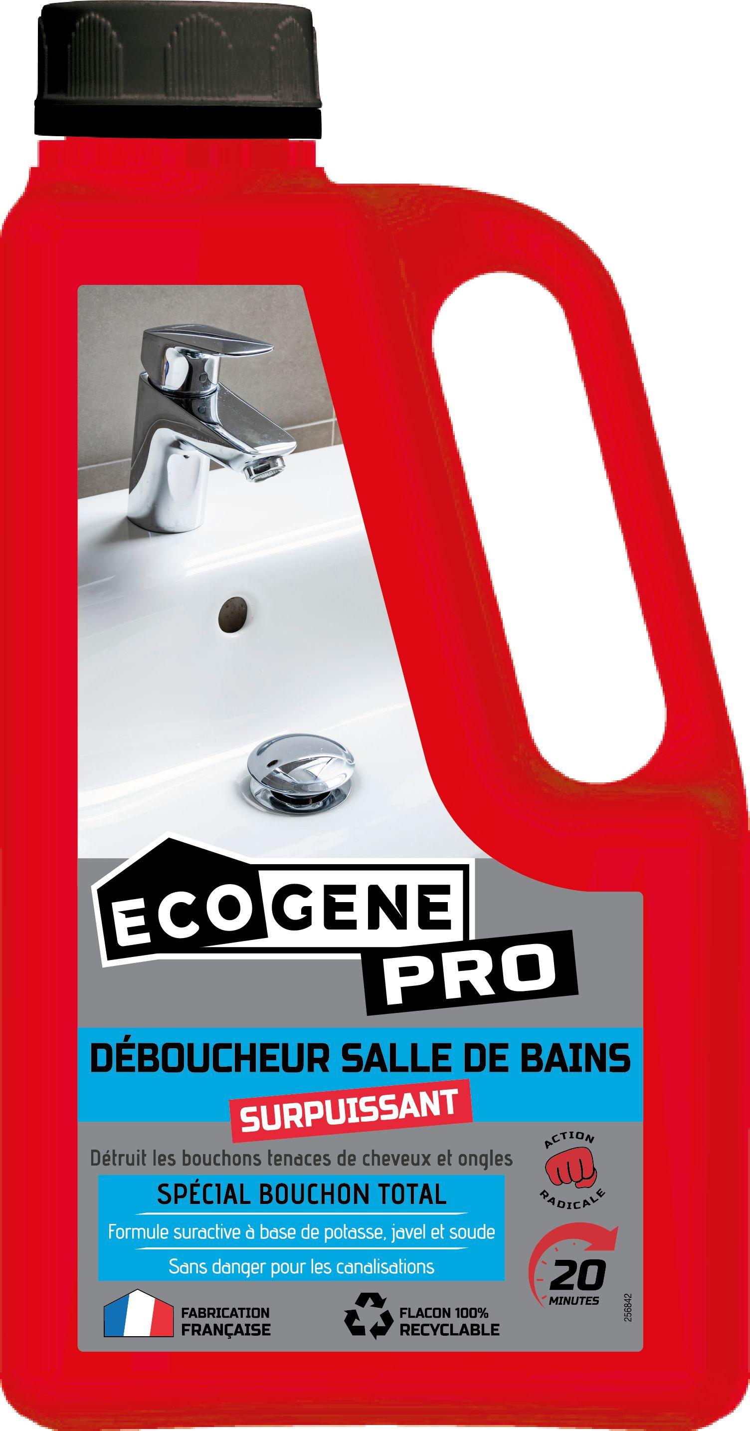 Déboucheur surpuissant salle de bains ECOGENE pro 1 l