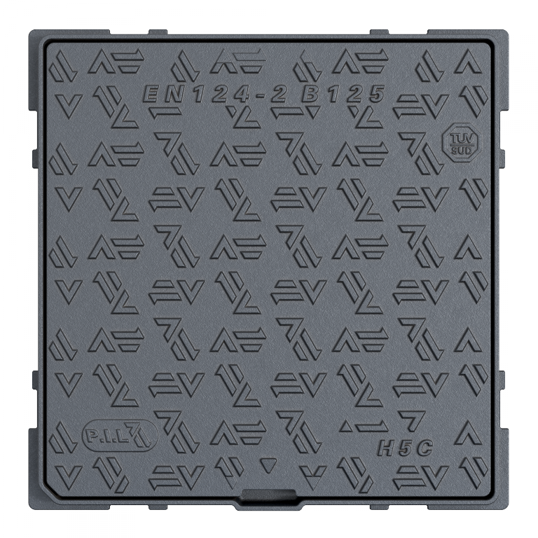 Regard hydraulique à cadre carré B125 700 x 700MM - Ouverture libre 600 x 600MM