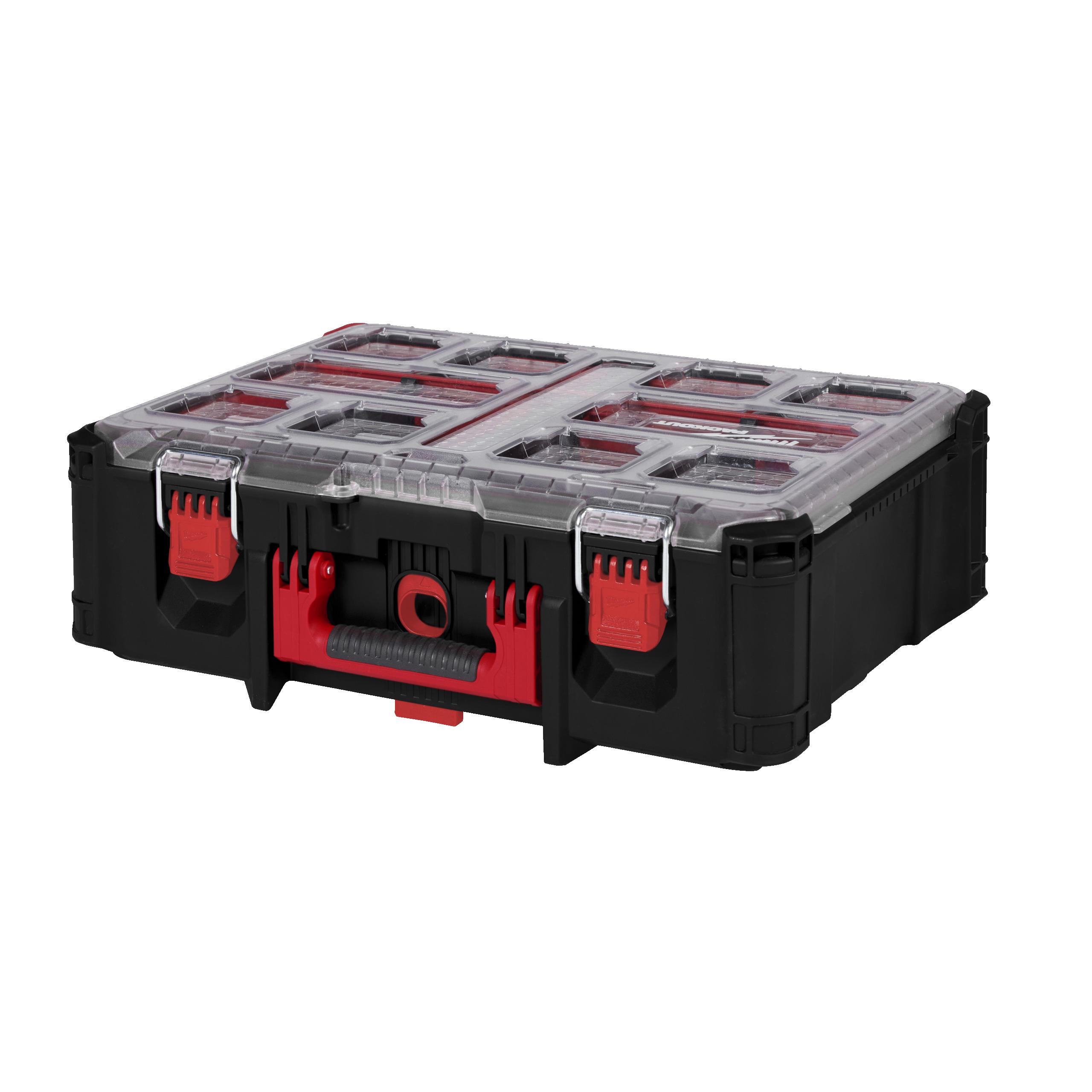 Rangement organiseur PACKOUT™ avec 10 bacs amovibles et montables - Milwaukee