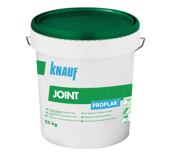 Enduit à joint prêt à l'emploi Knauf Proplak Joint seau de 25kg vert (33 seaux)