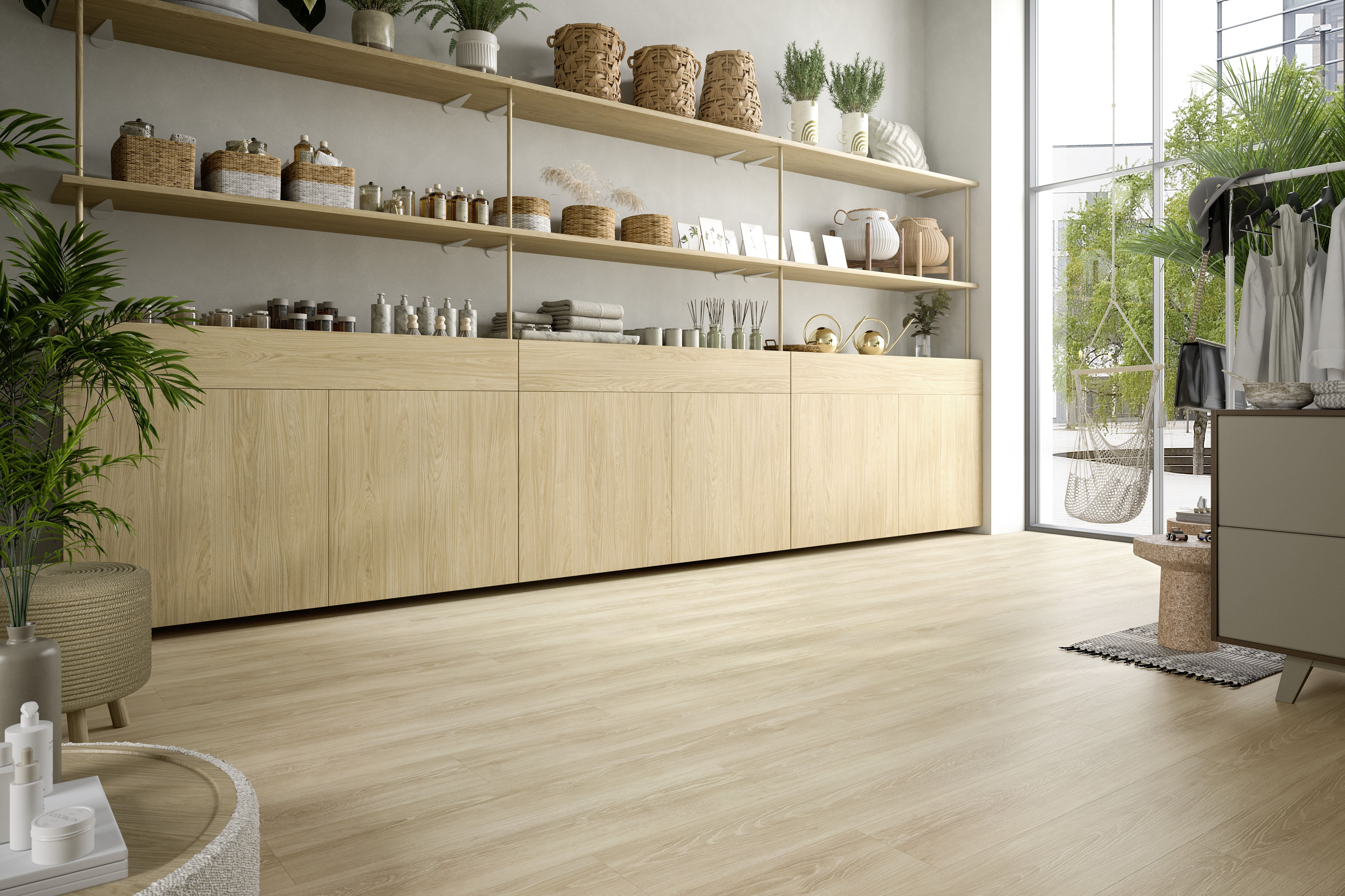 Stratifié NATURE SENS Aquadura+ 72h - 193x1292mm mm ép.7,5mm - EDF196 Chêne Capri crème