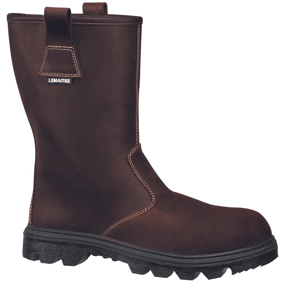 Bottes de Sécurité MOON S3 - Cuir - Fourrées - T41