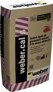 ENDUIT DE PAREMENT WEBER.CAL G 67-314 25KG