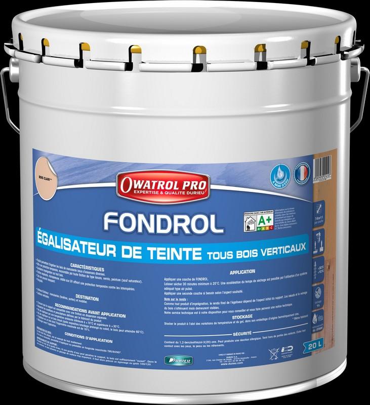 Egalisateur de teinte FONDROL mat bois foncé de 20 L