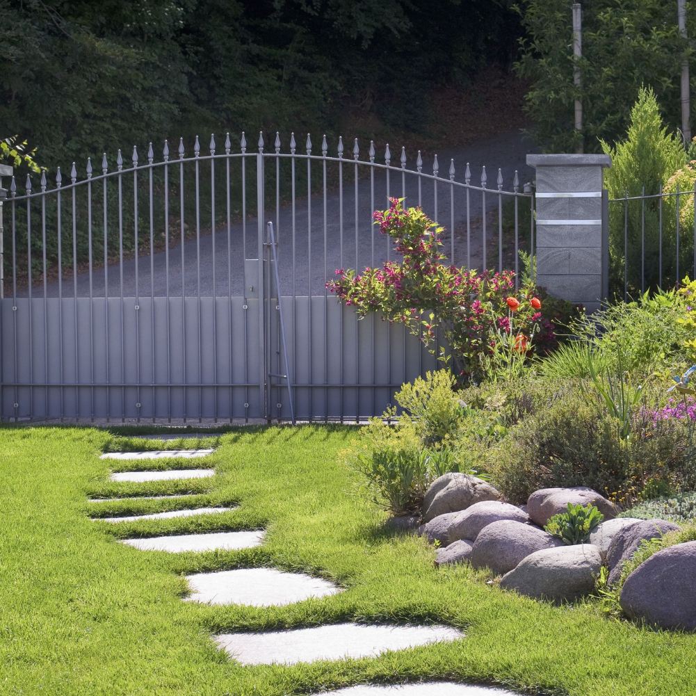 Insert décoratif Inox pour pilier 40 x 40 hauteur 3 cm