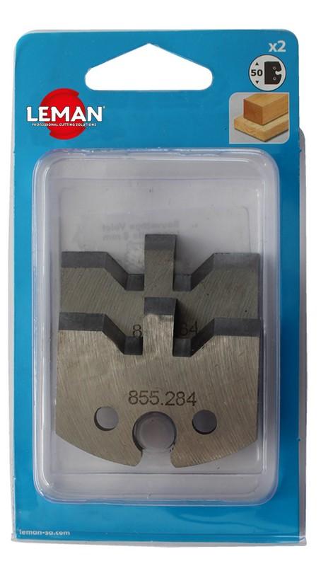 JEU DE 2 FERS PROFILES ACIER HT.50 MM N.218