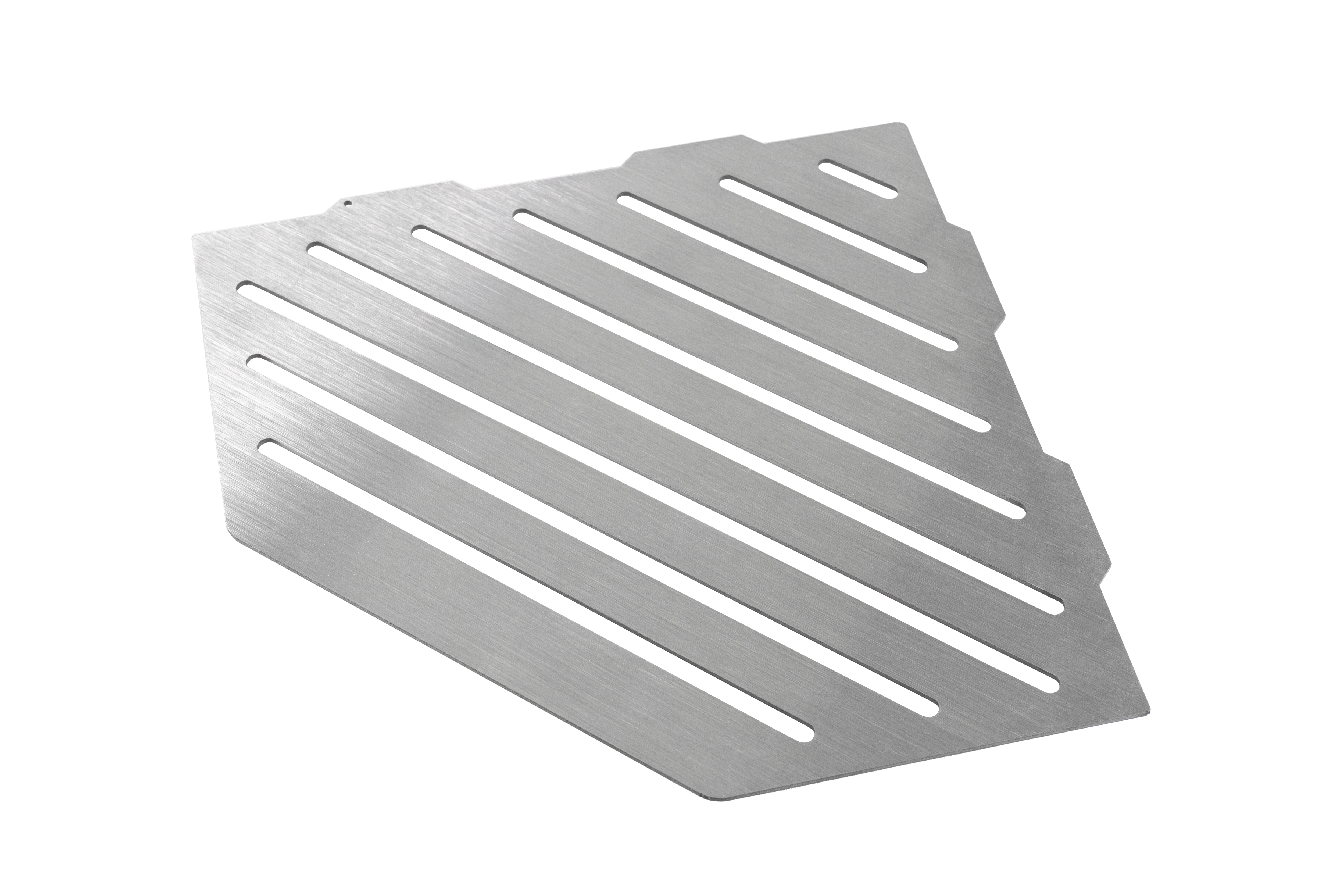 Tablette d’angle TI-Shelf LM2 Dural inox brossé