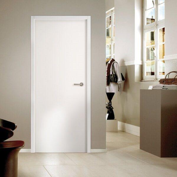 BLOC PORTE ISOPLANE 2040 X 730 POUSSANT GAUCHE RECOUVREMENT