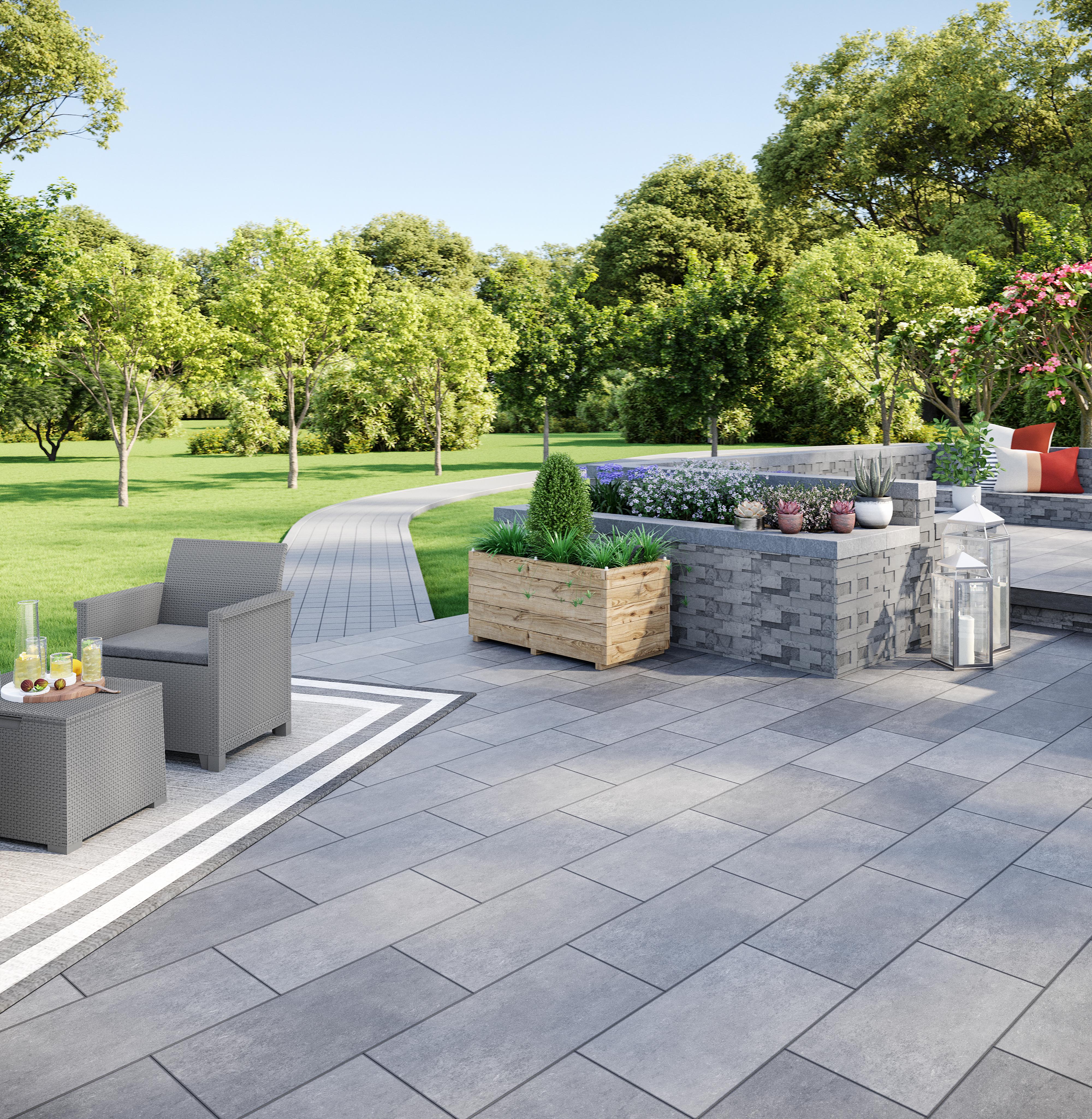 Bac à fleurs rectangle en Pin - 100x50x50cm